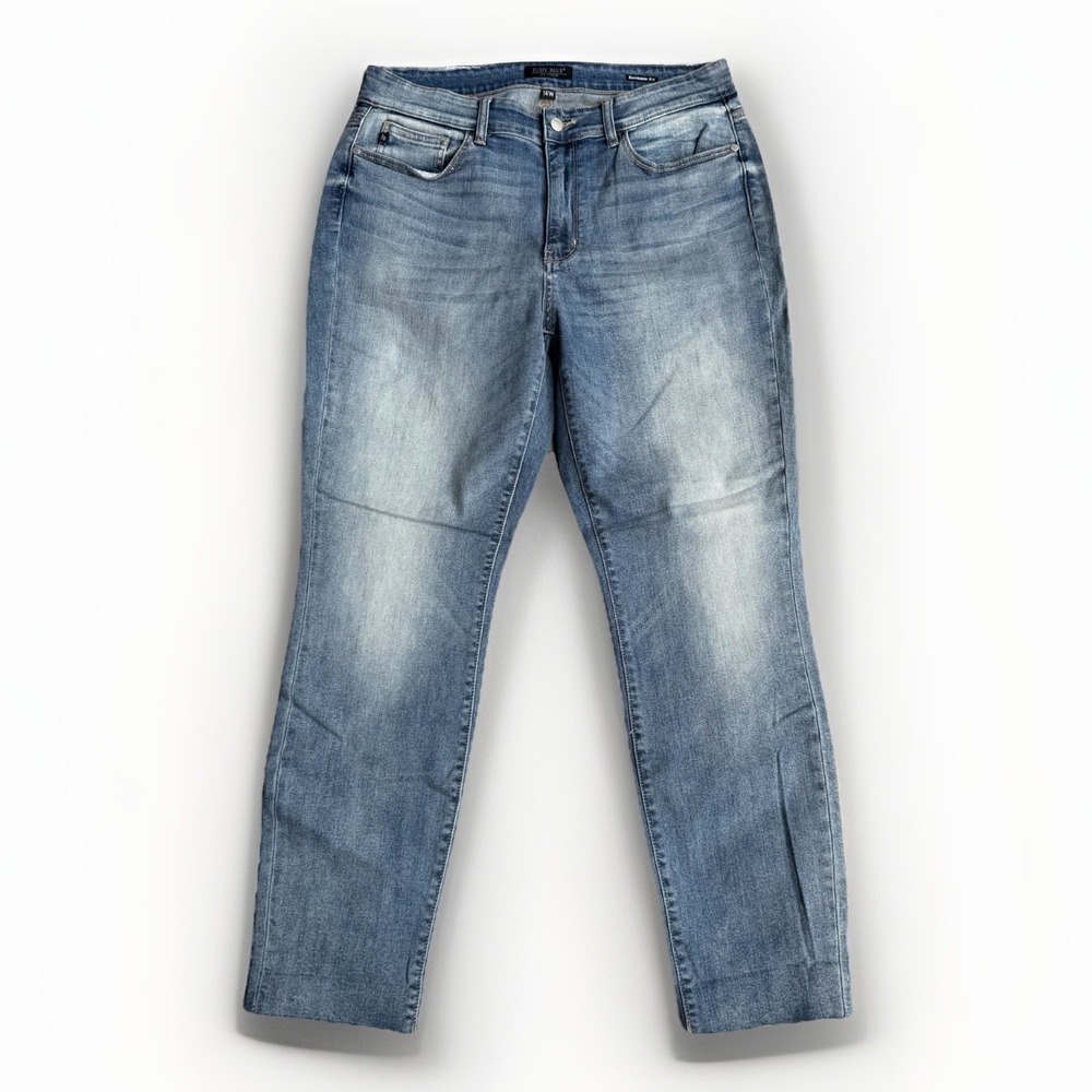 Judy Blue Boyfriend Fit Jeans 14W Medium Wash Stretch Denim JB82192MD-PL